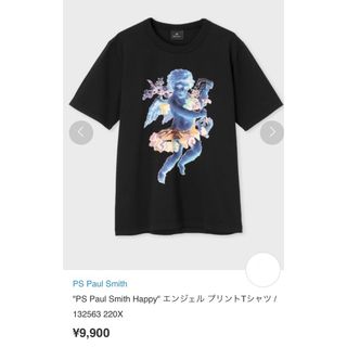 ポールスミス(Paul Smith)の23SS "PS Paul Smith Happy" エンジェル TシャツXXL(Tシャツ/カットソー(半袖/袖なし))