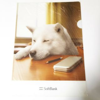 Softbank お父さん犬 クリアファイル A4(クリアファイル)