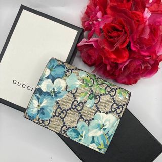 グッチ(Gucci)のGUCCI グッチ 折り財布 GGスプリーム ブルームス ミケーレ(財布)