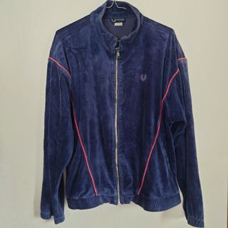 フレッドペリー(FRED PERRY)のFRED PERRY SPORTS トラックジャケット ベロア USA ネイビー(ジャージ)