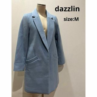 dazzlin - ダズリン dazzlin コート チェスターコート M レディース ブルー 水色