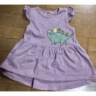 ネクスト(NEXT)のほぼ未使用☆next ダイナソーチュニック　100 女の子ベビー春夏服(Tシャツ/カットソー)