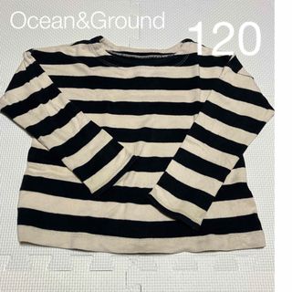 オーシャンアンドグラウンド(OCEAN&GROUND)の薄手セーター　120 ocean & ground(ニット)