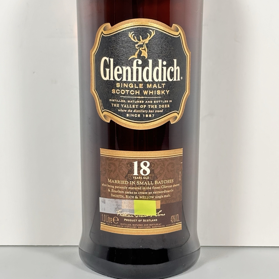 Glenfiddich 18年 グレンフィディック 食品/飲料/酒の酒(ウイスキー)の商品写真