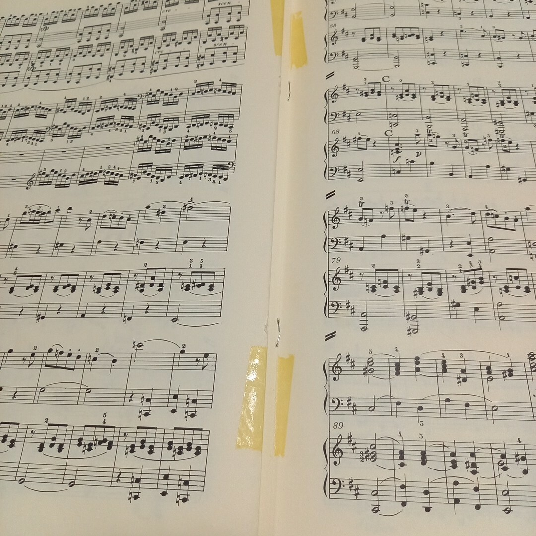 モーツァルト／２台のピアノのためのソナタとフーガ　全音 エンタメ/ホビーの本(楽譜)の商品写真