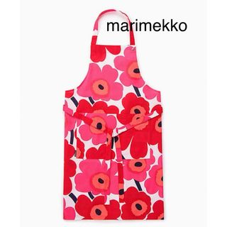 マリメッコ(marimekko)の新品マリメッコ marimekko エプロン　ウニッコ(収納/キッチン雑貨)