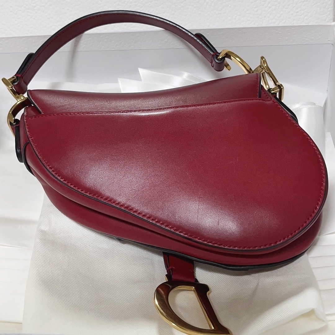 Christian Dior ディオール サドルバッグ ミニ 赤 Christian Dior ディオール サドルバッグ ミニ 赤