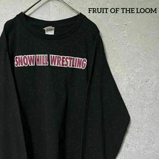 FRUIT OF THE LOOM - FRUIT OF THE LOOM フルーツオブザルーム ロンＴ カレッジ L