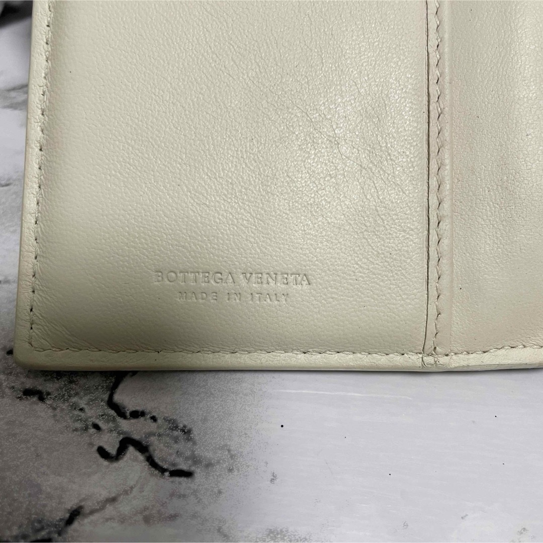 Bottega Veneta(ボッテガヴェネタ)の美品❗️ボッテガべネタ　イントレチャート　ブラック×ホワイト メンズのファッション小物(長財布)の商品写真