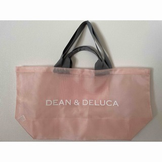 ディーンアンドデルーカ(DEAN & DELUCA)のDEAN & DELUCA　メッシュトートバッグ　スモークピンク ビッグサイズ(トートバッグ)