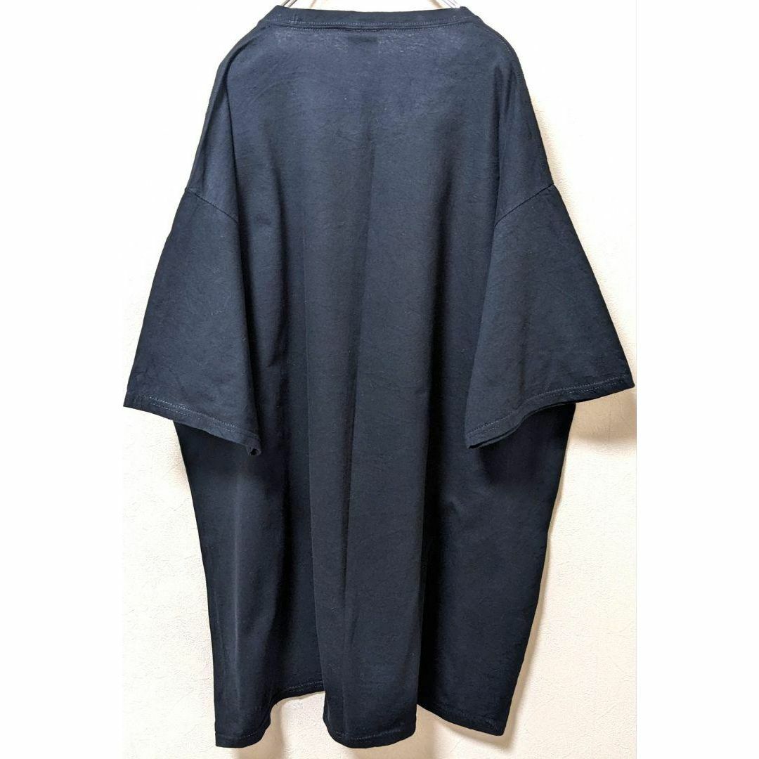 ポートアンドカンパニーベーコン目玉焼きデカロゴ Tシャツブラック黒2XL古着 メンズのトップス(Tシャツ/カットソー(半袖/袖なし))の商品写真