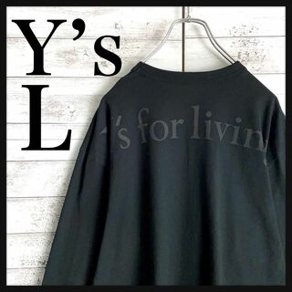 Y's - 9525【人気Lサイズ】ワイズ☆バックプリント ロングtシャツ　入手困難　美品