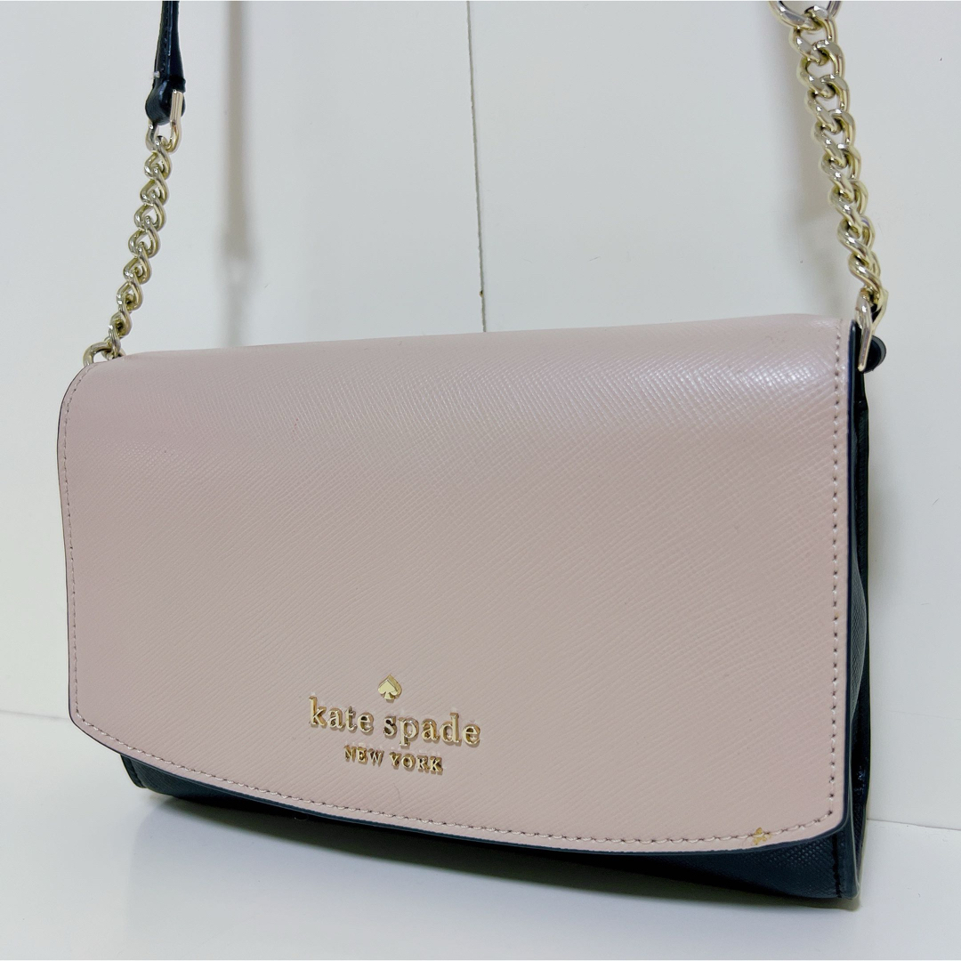 kate spade new york(ケイトスペードニューヨーク)の☆超美品☆送料無料☆Katespadeケイトスペードレザーショルダーバッグ☆ レディースのバッグ(ショルダーバッグ)の商品写真