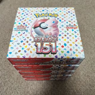 ポケモン - ポケモンカード　151 5BOXシュリンクなし　ペリペリ付き