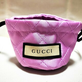 Gucci - 【新品未使用】GUCCI　パープルピンク　巾着