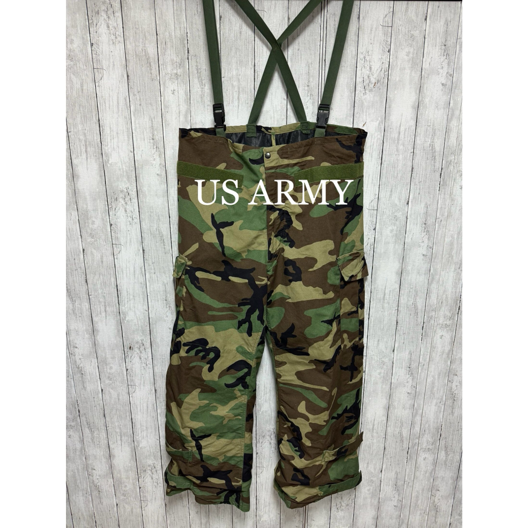 【美品】00年製U.S.ARMY ケミカルプロテクト迷彩デッキパンツ！ メンズのパンツ(その他)の商品写真