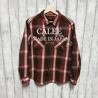 キャリー(CALEE)のCALEE ネルシャツ！チェックシャツ！日本製！(シャツ)