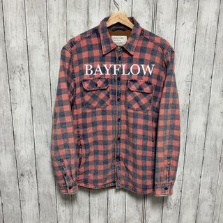 BAYFLOW ヴィンテージ加工裏フリースシャツジャケット！