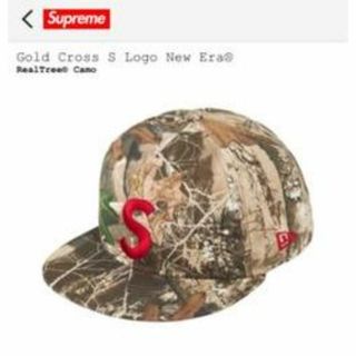 シュプリーム(Supreme)のSupreme Gold Cross S Logo New Era(キャップ)