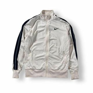 ナイキ(NIKE)のNIKE ジャケット ジャージ レディース アイボリー L フルジップ(その他)