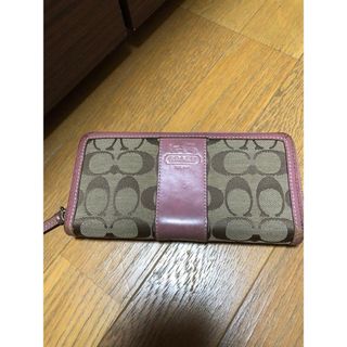 コーチ(COACH)のcoach 長財布　レディース　ピンク(財布)