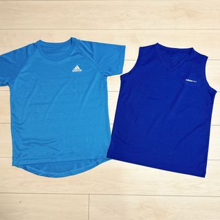 アディダス(adidas)のadidas 150cm Tシャツ タンクトップ 2点セット まとめ売り 男の子(Tシャツ/カットソー)