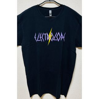 【US古着】 ヴィンテージフロントプリントTシャツ(ブラック×パープル)(Tシャツ/カットソー(半袖/袖なし))