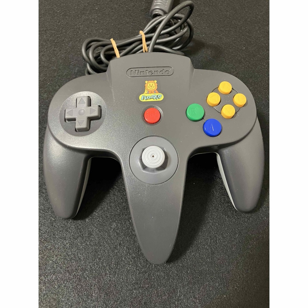 NINTENDO 64(ニンテンドウ64)のNintendo64 美品　ハローマック　コントローラーブロス　ブラック　激レア エンタメ/ホビーのゲームソフト/ゲーム機本体(その他)の商品写真