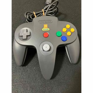 ニンテンドウ64(NINTENDO 64)のNintendo64 美品　ハローマック　コントローラーブロス　ブラック　激レア(その他)