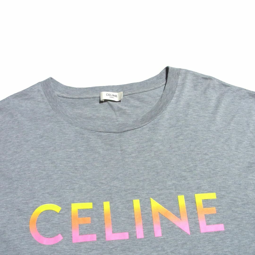 celine(セリーヌ)の美品 22SS セリーヌ グラデーション ロゴ Tシャツ M 2X10B671Q メンズのトップス(Tシャツ/カットソー(半袖/袖なし))の商品写真