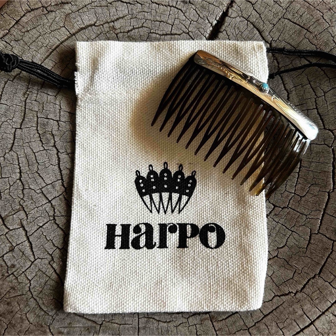 Ron Herman(ロンハーマン)のHarpo ヘア アクセサリー ナバホ ズニ ターコイズ ヴィンテージ レディースのヘアアクセサリー(バレッタ/ヘアクリップ)の商品写真