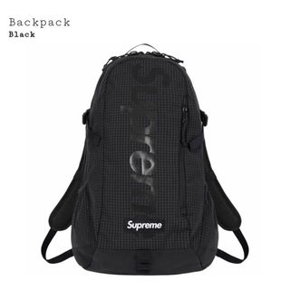 シュプリーム(Supreme)のSupreme 24SS Backpack ブラック(バッグパック/リュック)