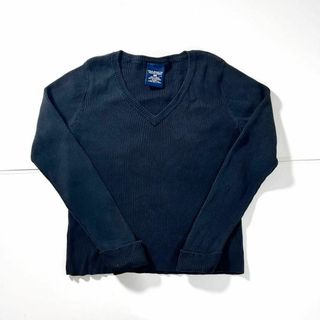 POLO RALPH LAUREN - ラルフローレン Vネック ニット ニット トップス ブラック L レディース