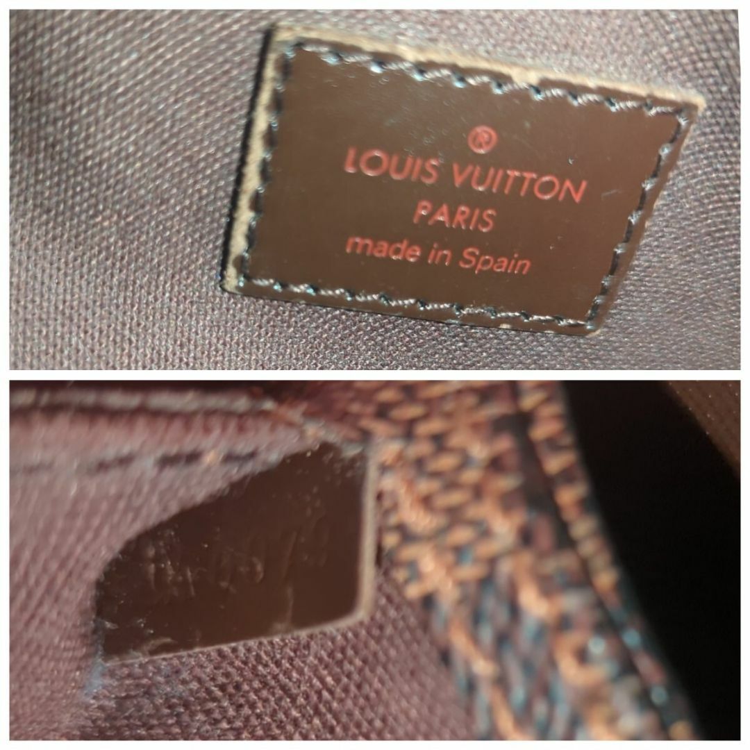 LOUIS VUITTON(ルイヴィトン)の【美品】ルイヴィトン　ジェロニモス　後期モデル　ダミエ・エベヌ　ボディバッグ メンズのバッグ(ボディーバッグ)の商品写真