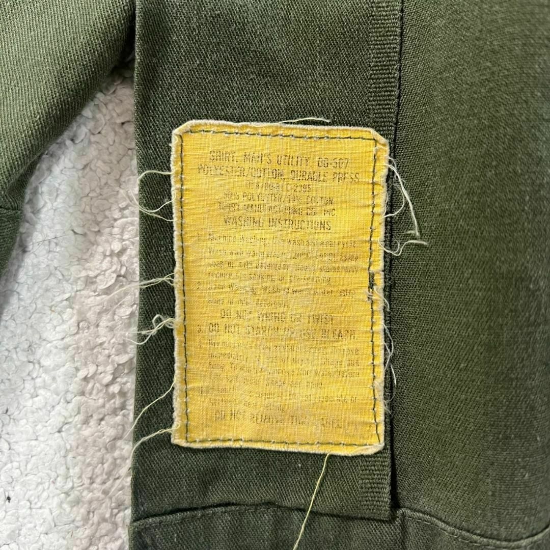 US ARMY ファティーグシャツ ワッペン 刺繍 カスタム 砂漠 サボテン メンズのトップス(シャツ)の商品写真