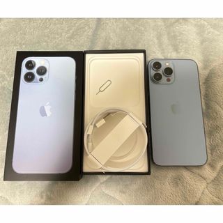 アイフォーン(iPhone)のiPhone 13 Pro Max シエラブルー 128GB SIMフリー(スマートフォン本体)