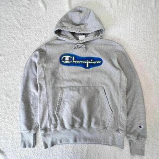 チャンピオン(Champion)のchampion チャンピオン グラフィック パーカー リバースウィーブ 古着(パーカー)