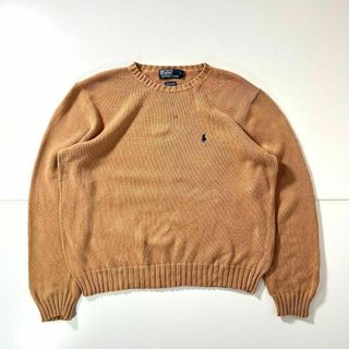 ポロラルフローレン(POLO RALPH LAUREN)の90s polo ralph lauren コットンニット クルーネック 古着(ニット/セーター)