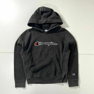 チャンピオン(Champion)のchampion リバースウィーブ ロゴ ワッペン パーカー ブラック M(パーカー)