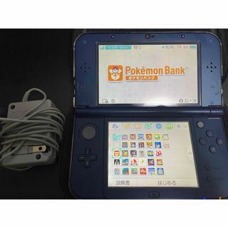 ニンテンドー3DS - newニンテンドー3DSLL メタリックブルー ポケモンバンク ポケムーバー