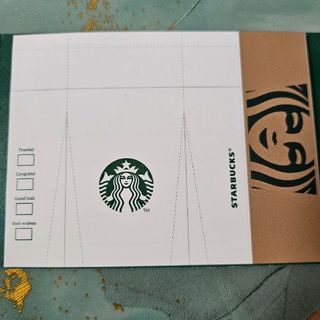 スターバックス(Starbucks)のスターバックス 折り紙メモ(カード/レター/ラッピング)