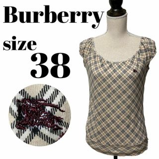 【高級】BURBERRY バーバリー 大人気 ノバチェック トップス 半袖