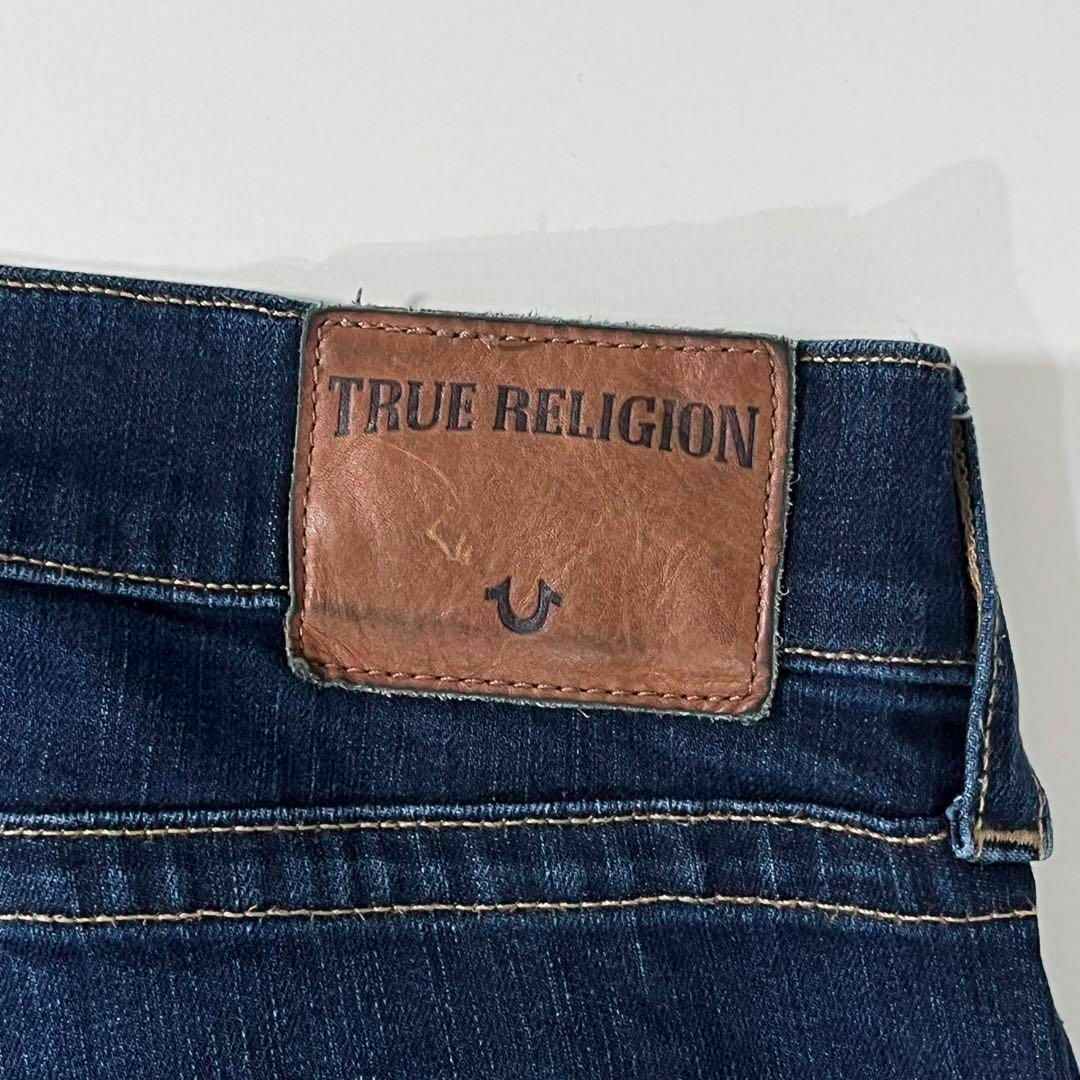 True Religion(トゥルーレリジョン)のトゥルーレリジョン デニム スリム GENO ジーンズ 42 USA製 フラップ メンズのパンツ(デニム/ジーンズ)の商品写真