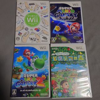 ウィー(Wii)のwii ソフト4枚セット (家庭用ゲームソフト)