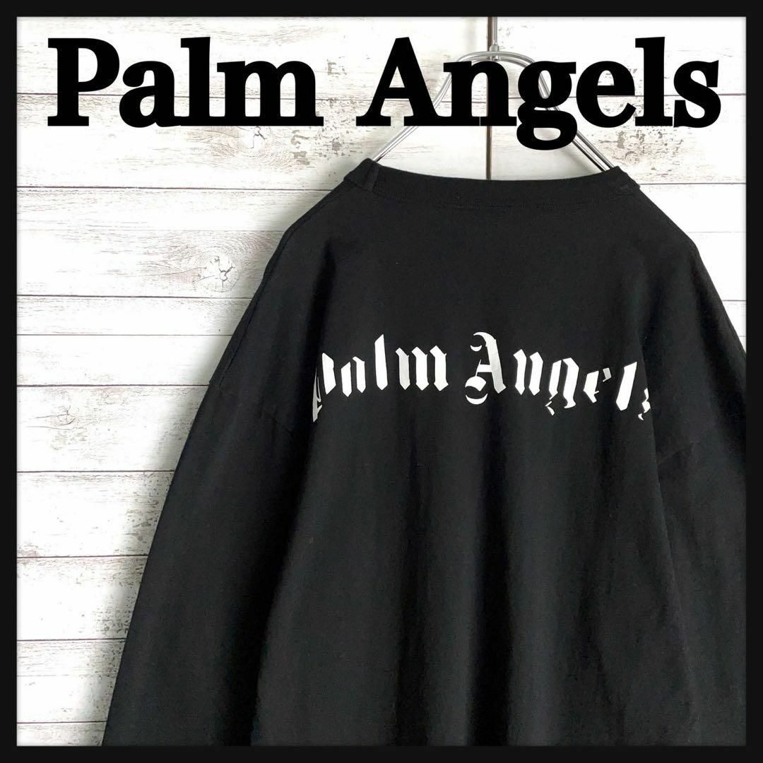 PALM ANGELS(パームエンジェルス)の9538【QR正規品確認済み】パームエンジェルス☆アーチロゴ ロングtシャツ美品 メンズのトップス(Tシャツ/カットソー(七分/長袖))の商品写真