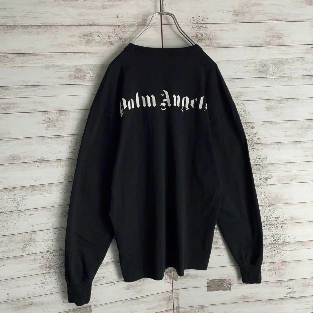 PALM ANGELS(パームエンジェルス)の9538【QR正規品確認済み】パームエンジェルス☆アーチロゴ ロングtシャツ美品 メンズのトップス(Tシャツ/カットソー(七分/長袖))の商品写真