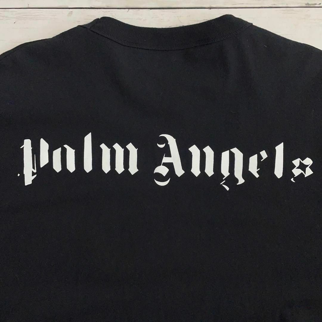 PALM ANGELS(パームエンジェルス)の9538【QR正規品確認済み】パームエンジェルス☆アーチロゴ ロングtシャツ美品 メンズのトップス(Tシャツ/カットソー(七分/長袖))の商品写真