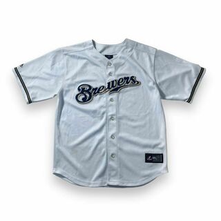 メジャーリーグベースボール(MLB)のMLB ミルウォーキー・ブルワーズ ユニフォーム ベースボールシャツ 背番号1(シャツ/ブラウス(半袖/袖なし))