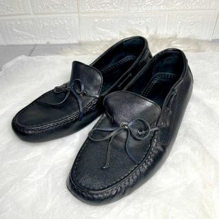 ボッテガヴェネタ(Bottega Veneta)の美品★ボッテガヴェネタ　ドライビングシューズ　モカシン　黒　42(ブーツ)