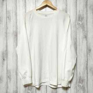 ユニクロ(UNIQLO)のユニクロ (XL)　エアリズム コットンクルーネックT　男女兼用　大きいサイズ(Tシャツ/カットソー(七分/長袖))